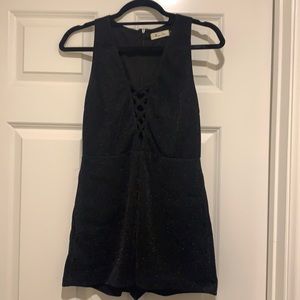 Boutique sparkly romper- size M